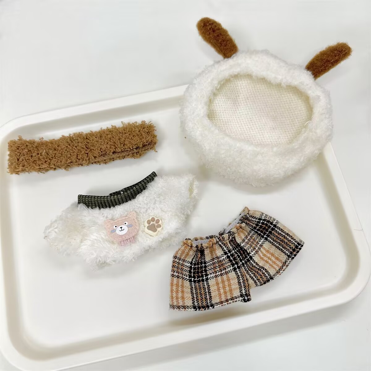 Baby Clothes - ملابس دمى قطنية 10 سم لخريف