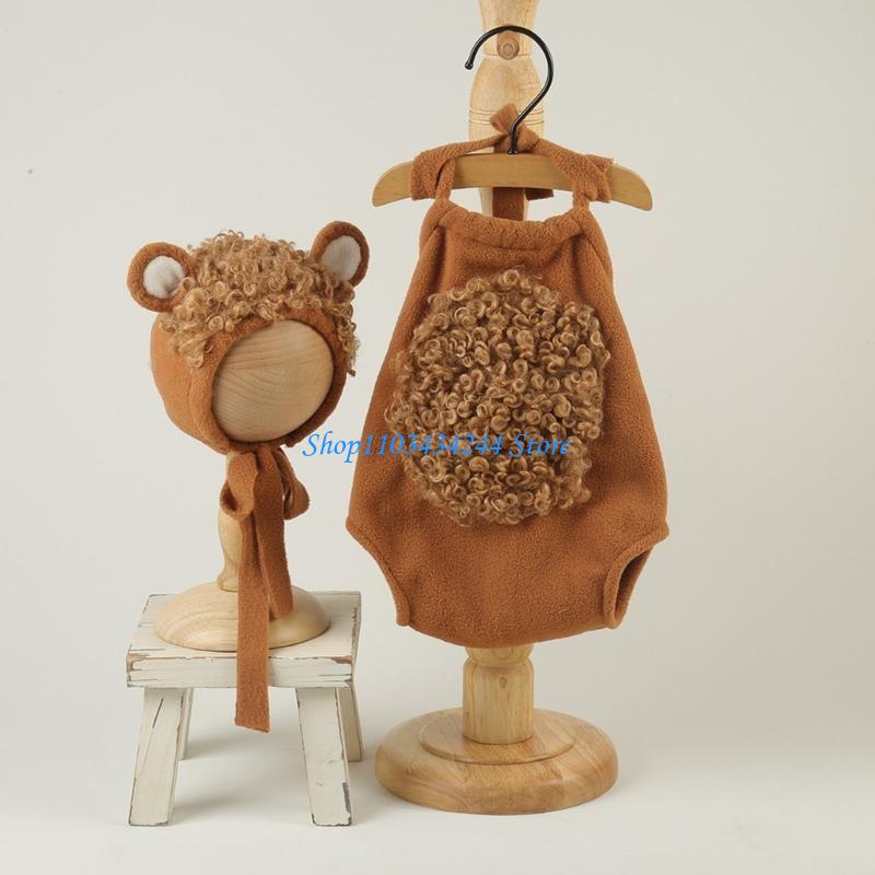 مجموعة قبعة الزي ذات الطابع ال - مراجعة Infant Photography Props Outfit وسعره