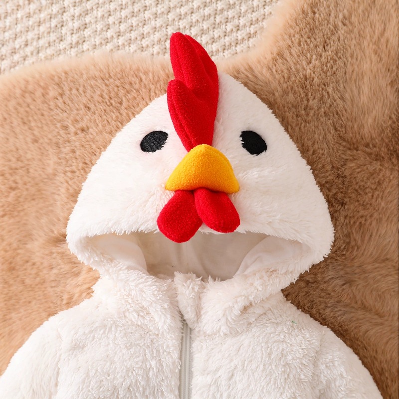 بدلة رومبر بيضاء للأطفال حديثي - مراجعة Cotton Baby Onesies Zipper وسعره