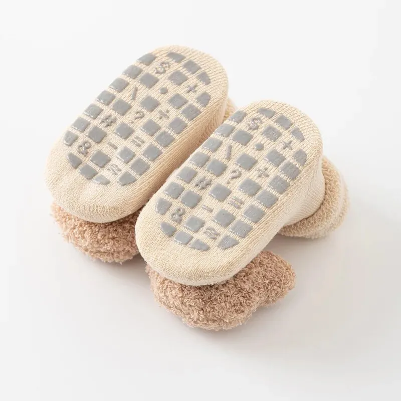 أحذية بسيطة وجميلة مع مخملية ل - مراجعة Unisex Baby Socks Non Slip وسعره