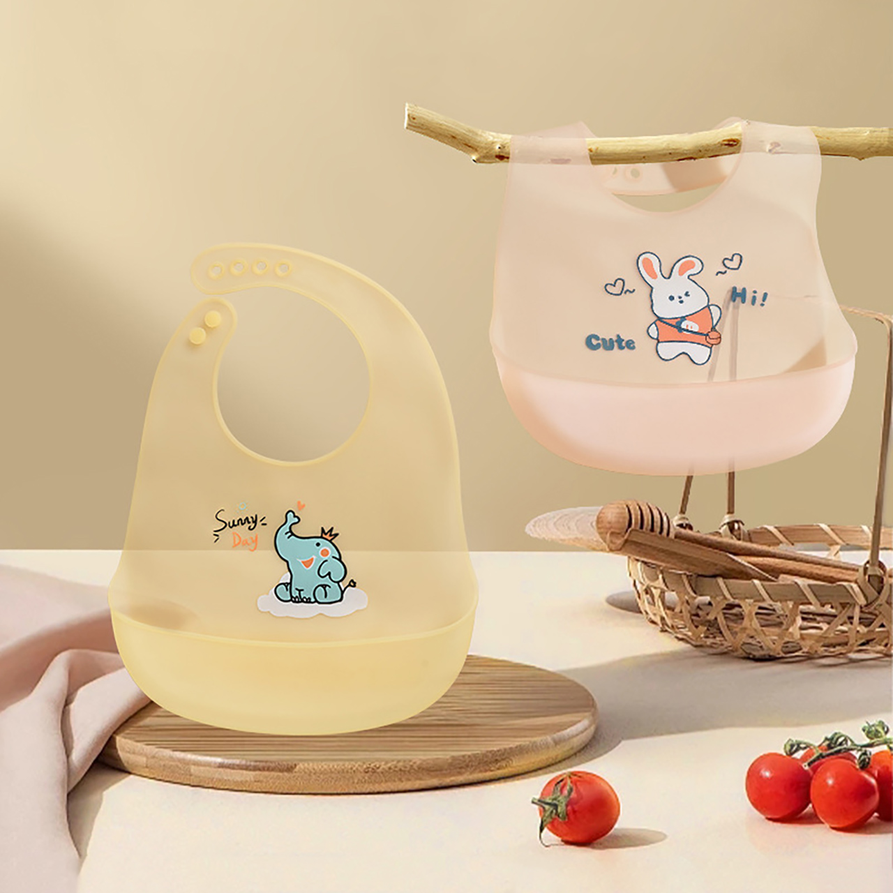مريلة سيليكون للأطفال من 0-1 س - مراجعة Waterproof Baby Bibs Silicone وسعره