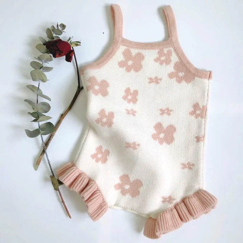 جمبسوت بدون أكمام مطبوع عليه ز - مراجعة Newborn Baby Girl Romper Floral وسعره