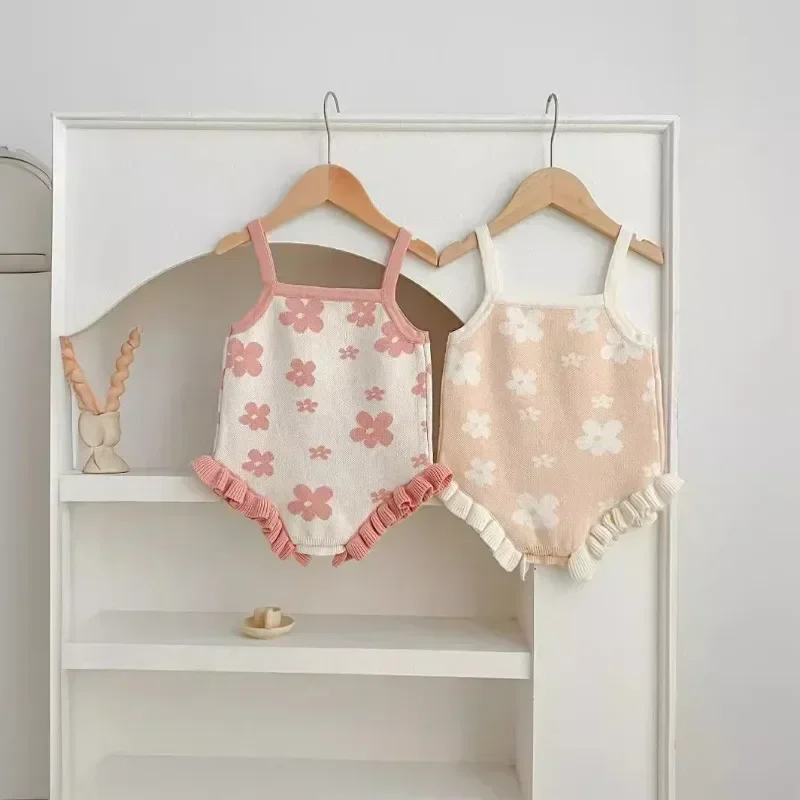 جمبسوت بدون أكمام مطبوع عليه ز - مراجعة Newborn Baby Girl Romper Floral وسعره